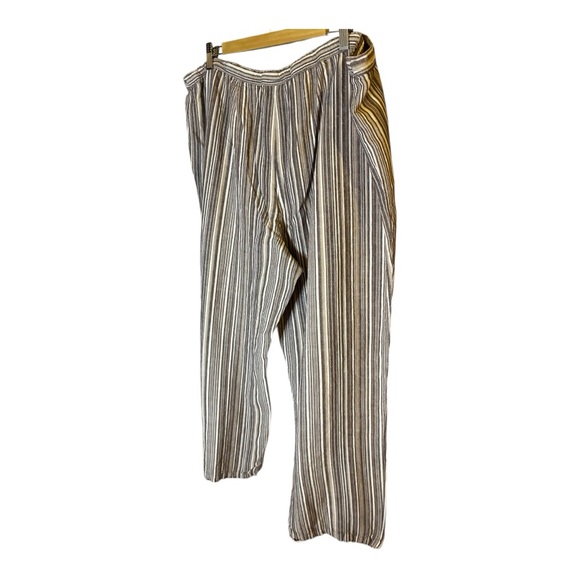 Lane Bryant Striped Linen Blend Women’s Pants Plus Size 22/24 - Picture 4 of 5